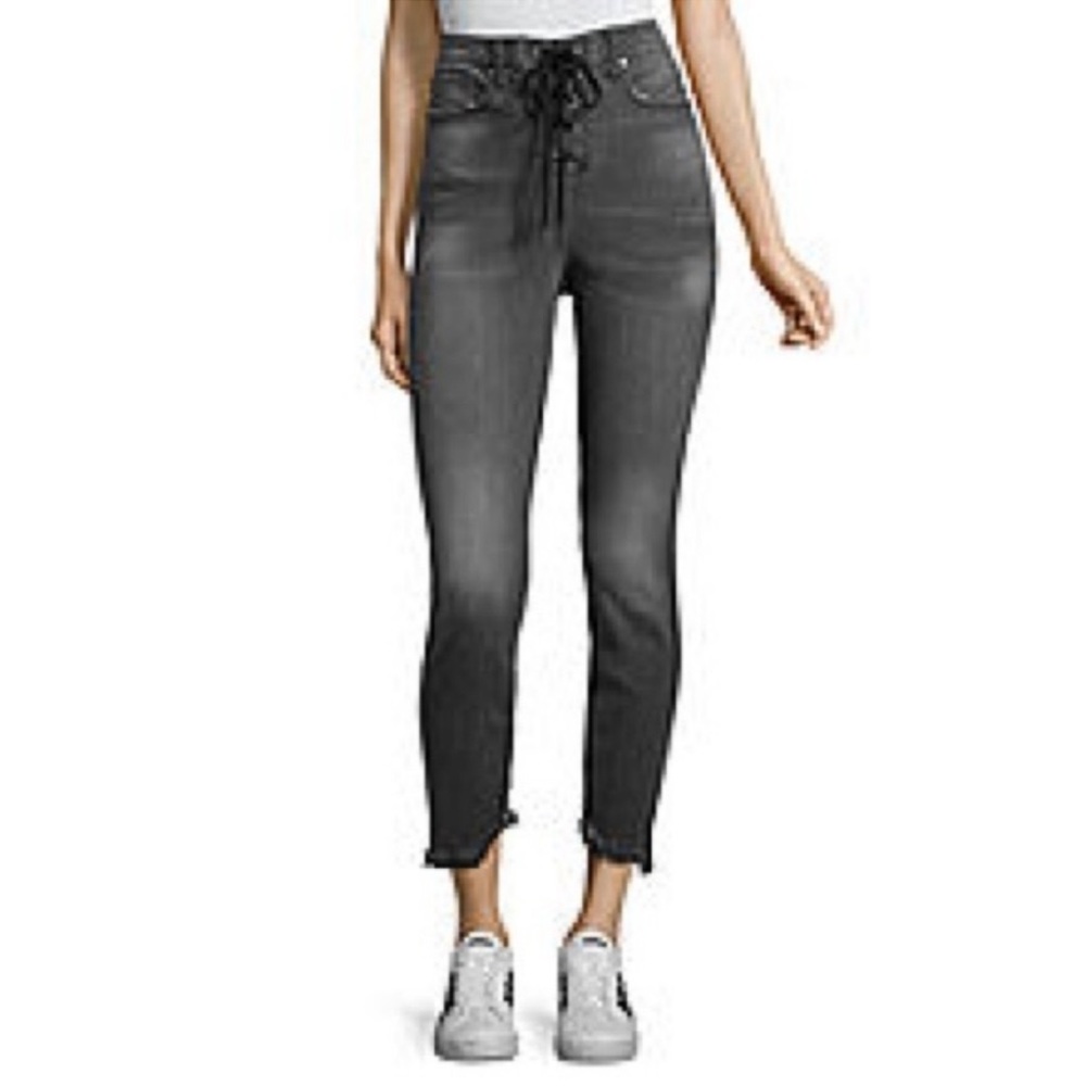 Project Runway high rise ankle skinny